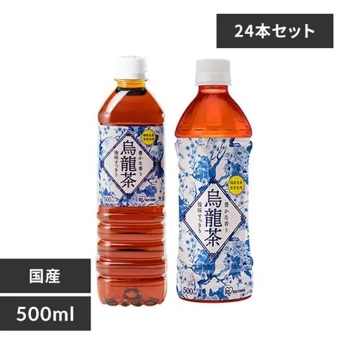 【訳あり】【最短賞味期限2026年9月18日】【24本】アイリス烏龍茶500ml 【代引不可】_0