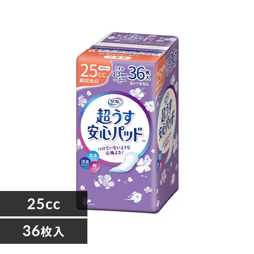 リフレ 超うす安心パッド 少量用 25cc 36枚