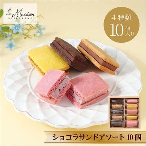 ショコラサンドアソート10コ(春夏) 【クール便配送】