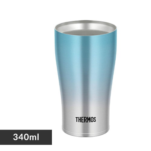 サーモス 真空断熱タンブラー 340ml JDE-341C ブルーフェード 7184346