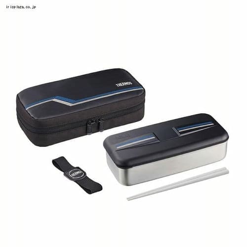 サーモス フレッシュランチボックス 0.7L ラインブラック DSD-704 L-BK
