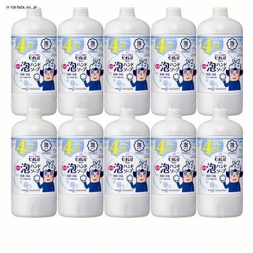  【予約】花王 【10個セット】 ビオレu 泡ハンドソープ つめかえ用 800ml 【プラザセレクト】【プラザマーケット】※8〜14営業日以内に発送予定