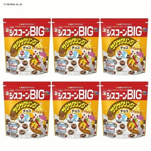 日清シスコ 【6個】シスコーン BIG サクサクリングチョコ