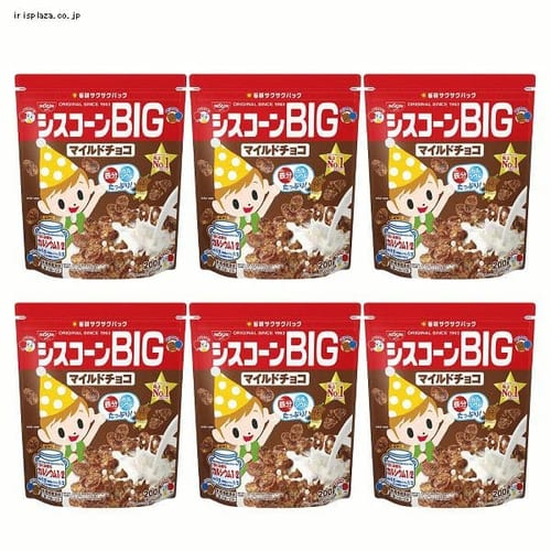 日清シスコ 【6個】シスコーン BIG サクサクリングチョコ 【プラザセレクト】【プラザマーケット】  7187983│アイリスプラザ│アイリスオーヤマ公式通販サイト