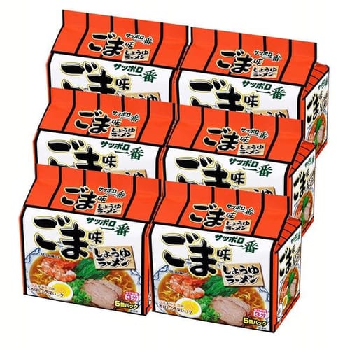 サンヨー食品 【6個セット】サッポロ一番ごま味ラーメン 5個パック 【プラザセレクト】【プラザマーケット】