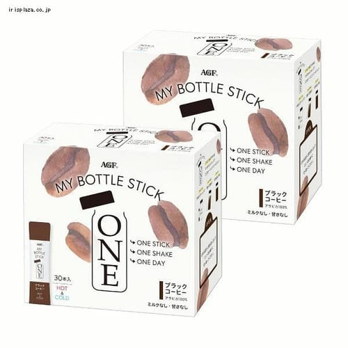  AGF 【2個セット】 マイボトルスティック ワン ブラックコーヒー30本(個包装) 【プラザセレクト】【プラザマーケット】