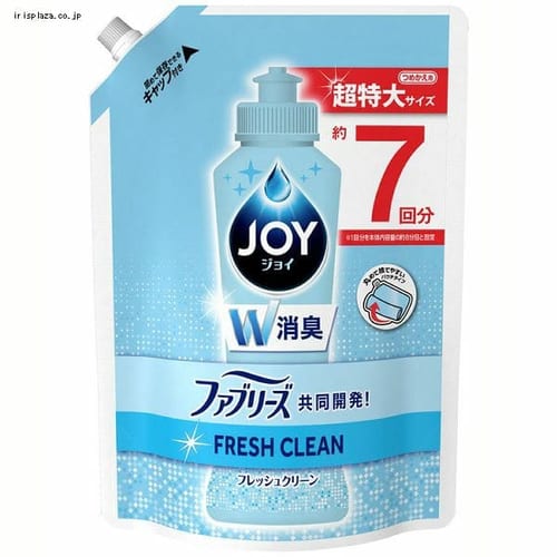 ジョイコンパクト W消臭 フレッシュクリーン つめかえ用超特大 960ml 【プラザセレクト】【プラザマーケット】