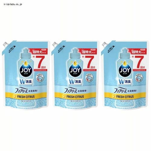  【3個セット】ジョイコンパクト W消臭 フレッシュシトラス つめかえ用超特大 960ml 【プラザセレクト】【プラザマーケット】
