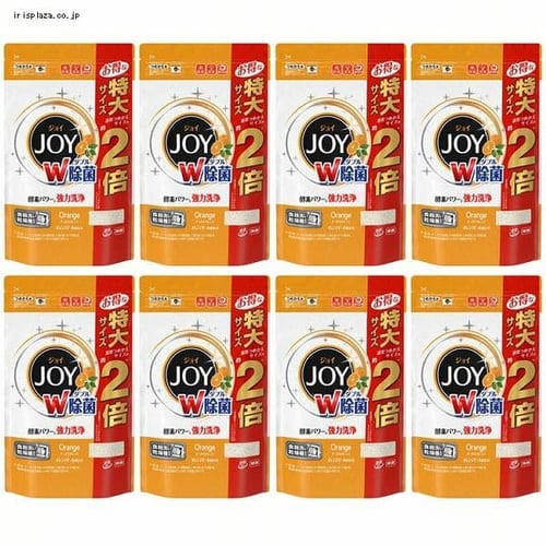  【8個セット】W除菌ジョイ食洗機用 オレンジピール 詰替特大 930g 【プラザセレクト】【プラザマーケット】