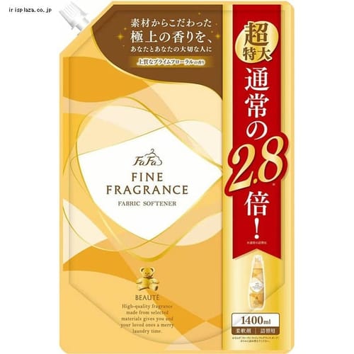   ファーファ ファインフレグランス柔軟剤 ボーテ プライムフローラルの香り 1400ml 詰替 超特大 【プラザセレクト】※7営業日以内に発送予定【プラザマーケット】