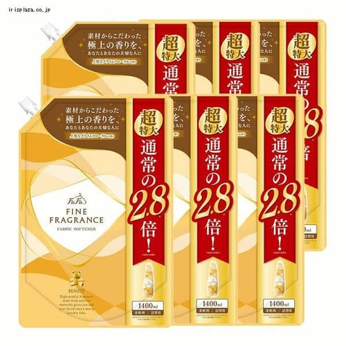2個セット】ファーファ ファインフレグランス柔軟剤 ボーテ プライムフローラルの香り 詰替 超特大 1400ml【プラザセレクト】 7188935  │アイリスプラザ│アイリスオーヤマ公式通販サイト
