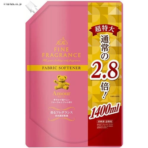   ファーファ ファインフレグランス柔軟剤 アムール フローラルシプレの香り 1400ml 詰替 超特大 【プラザセレクト】※7営業日以内に発送予定【プラザマーケット】