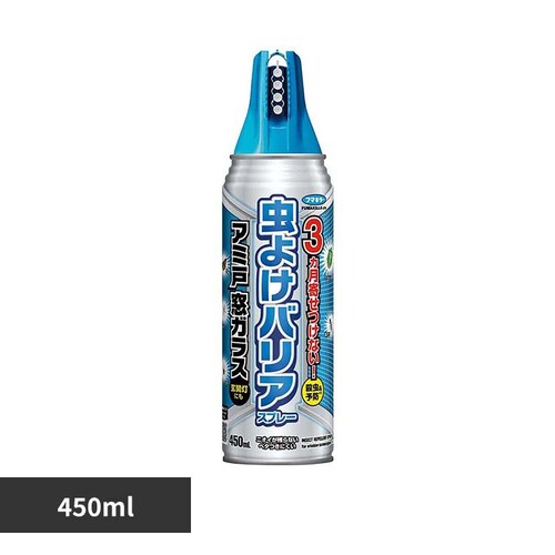 虫よけバリア フマキラ− 虫よけバリアスプレ−アミ戸窓ガラス 450mL_0