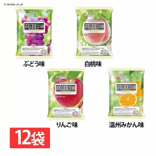  マンナンライフ 【12袋】蒟蒻畑 25g×12個入り 全4種【プラザセレクト】【プラザマーケット】