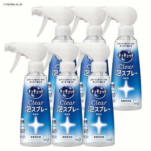 花王 【6個セット】キュキュット クリア泡スプレー無香 【プラザセレクト】【プラザマーケット】
