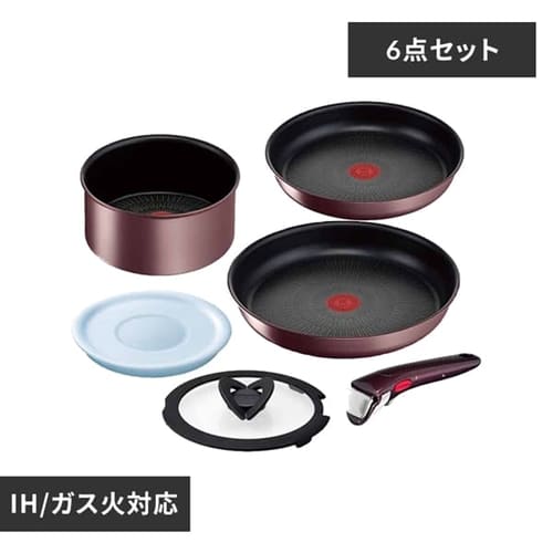 T-fal 󥸥˥ͥ IHޥ֥饦 ߥƥå å6 IHб ֥饦 L38593