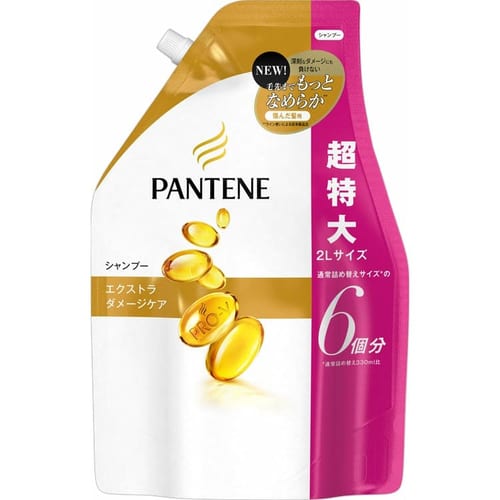  【予約】P＆G パンテーン シャンプー エクストラダメージケア 詰替用 超特大サイズ 2000ml 【プラザセレクト】【プラザマーケット】 ※7営業日以内に発送予定