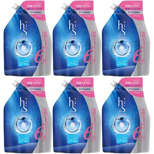  【予約】P＆G 【6個セット】h＆s モイスチャー シャンプー つめかえ超特大 2L 【プラザセレクト】【プラザマーケット】 ※7営業日以内に発送予定