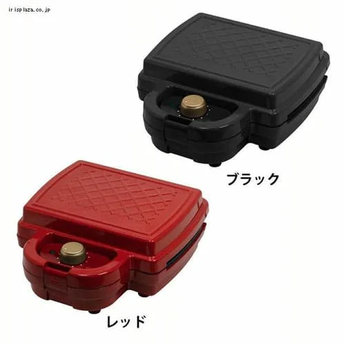 タイマー付きホッサンドワッフルメーカー HS-850T-BK ブラック【プラザセレクト】_0