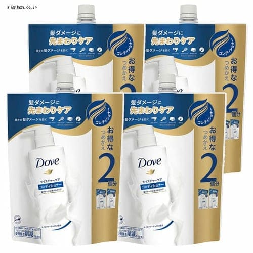 ユニリーバ 【4個】ダヴ モイスチャーケア コンディショナーつめかえ用 700g 【プラザセレクト】【プラザマーケット】  7195253│アイリスプラザ│アイリスオーヤマ公式通販サイト