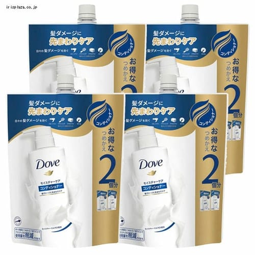  【予約】ユニリーバ 【4個】ダヴ モイスチャーケア コンディショナーつめかえ用 700g 【プラザセレクト】【プラザマーケット】 ※7営業日以内に発送予定