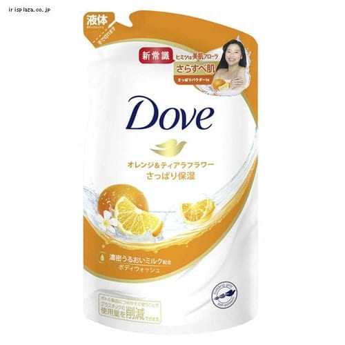  【予約】ユニリーバ ダヴ ボディウォッシュ オレンジ＆ティアラフラワー つめかえ用 【プラザセレクト】【プラザマーケット】 ※7営業日以内に発送予定