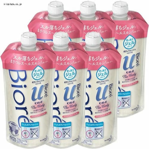  【予約】【6個セット】ビオレu ザボディジェル ブリリアントブーケ 替340ml 【プラザセレクト】【プラザマーケット】 ※8〜14営業日以内に発送予定