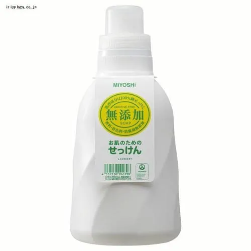 ミヨシ 無添加 お肌のための洗濯用液体せっけん ボトル 1100mL _0