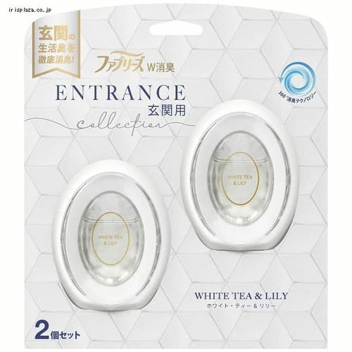 P&G ファブリーズW消臭 玄関用消臭剤 ホワイト・ティー&リリー2個パック 7mL