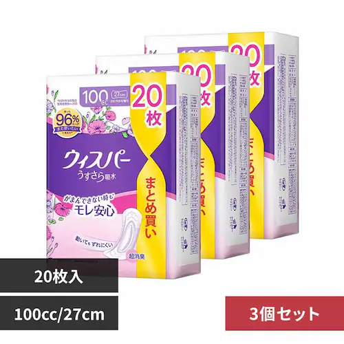 �y3�Z�b�g�z�E�B�X�p�[ ��������z�� 100cc 20�� ���炳�� �i�v�L�� P&G_0