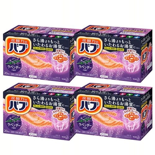  【予約】花王 【4個セット】バブ ラベンダーの香り 20錠入 【プラザセレクト】【プラザマーケット】※8〜14営業日以内に発送予定
