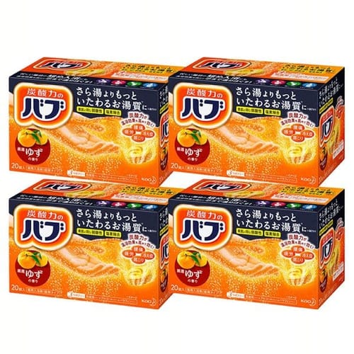  【予約】花王 【4個セット】バブ ゆずの香り 20錠入 【プラザセレクト】【プラザマーケット】※8〜14営業日以内に発送予定
