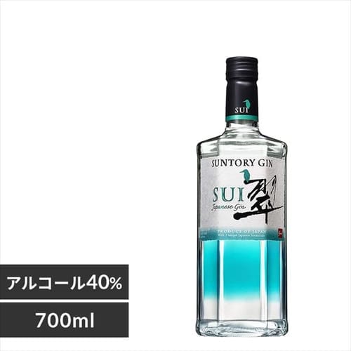 ＜アイリスプラザ＞ サントリー ジャパニーズジン 翠（SUI）40度 700ml 【プラザマーケット】画像