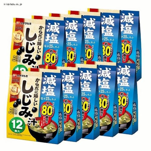  【10袋】減塩からだに嬉しいしじみ汁12食 【プラザセレクト】【プラザマーケット】