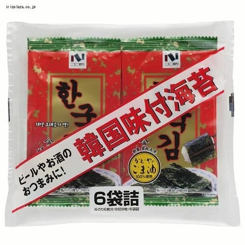 韓国味付海苔6袋 3134 _0
