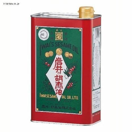 岩井の胡麻油 金岩井純正胡麻油 青缶 1600g