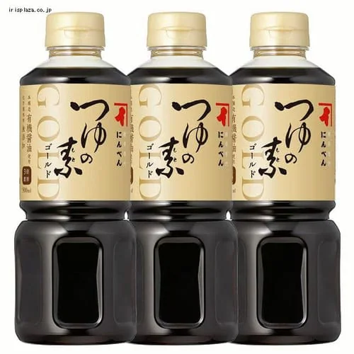 【3本】 にんべん つゆの素ゴールド _0