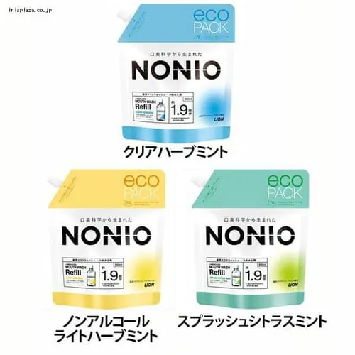 ライオン NONIOマウスウォッシュ つめかえ用 950ml クリアハーブミント_0