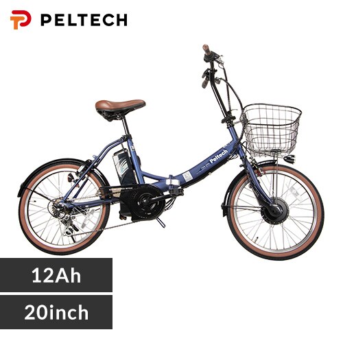 PELTECH�܂��ݓd���A�V�X�g���]�� 20�C���`�܂��݊O��6�i�ϑ� 12.0Ah TDN-206L-NYB-12AH �}�b�g�u���[ �y�����z�y�ȈՑg���K�v�i�z�y������s�z_0