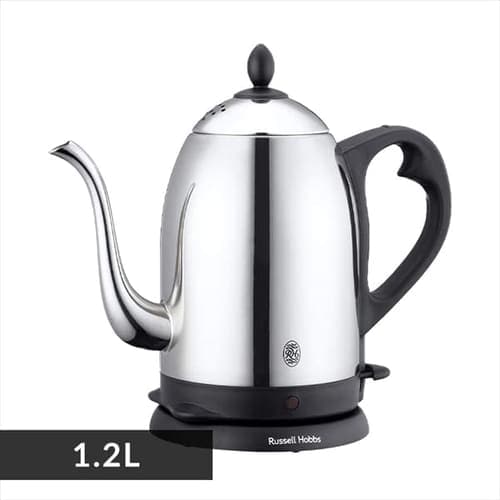 ＜アイリスプラザ＞ ラッセルホブス Russell Hobbs 電気ケトル カフェケトル ドリップケトル 細口タイプ 1.2L 正規販売店 7412JP