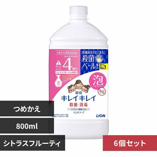 [6��]�L���C�L���C ��p�A�n���h�\�[�v �߂����p����T�C�Y 800ml �V�g���X�t���[�e�B_0