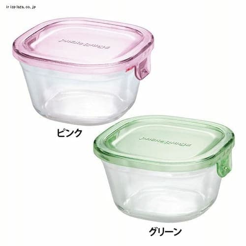 iwaki パック&レンジ 角型200ml KC3200−G グリーン
