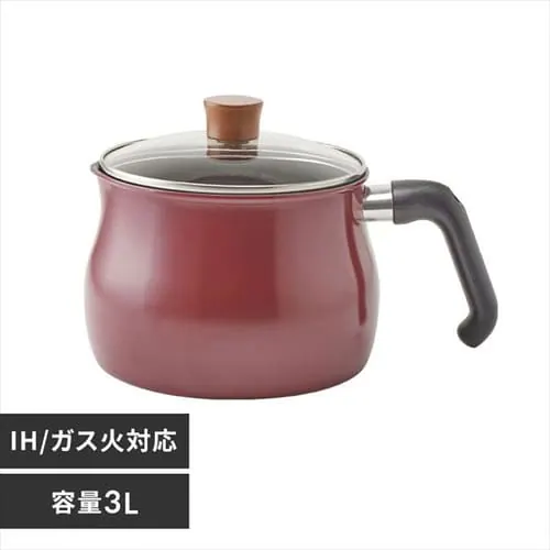 和平フレイズ 和平フレイズ マルチポット L 16cm 3L IH対応 ふっ素樹脂加工 トゥーメイ ドルチェ RB-1254 レッド_0