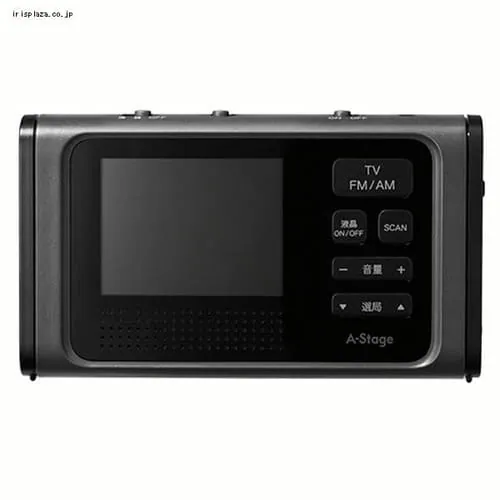 3.2インチ液晶ワンセグTV ラジオ ブラック OR-A03BK 【プラザセレクト】_0