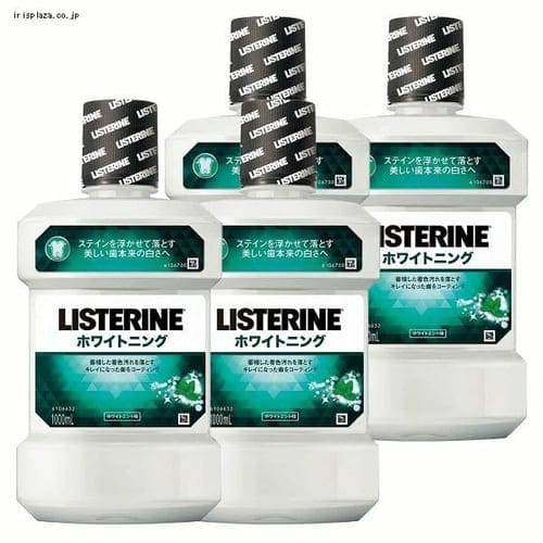 ジョンソン・エンド・ジョンソン 【4個】リステリン ホワイトニング 1000ML 【プラザセレクト】