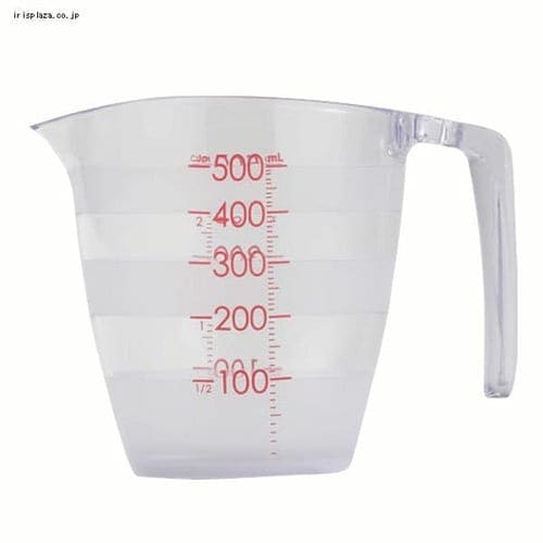 MARNA(マーナ)計量カップ メジャーカップ 500mL クリア K728CL