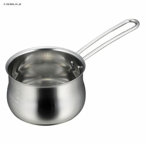 下村企販 食洗機で洗えてきれいに注げるミルクパン12cm シルバー 44299