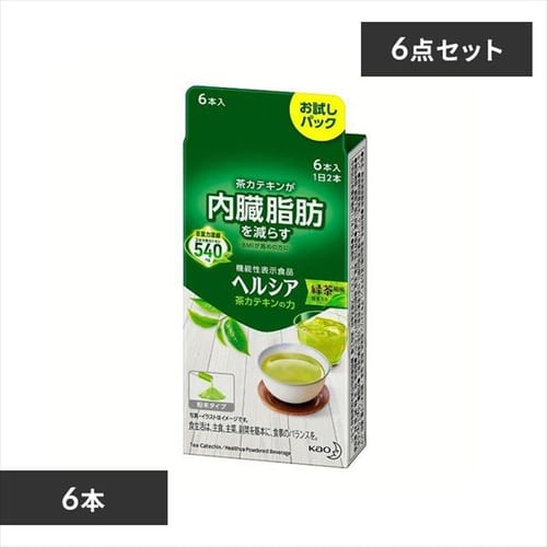 ＜アイリスプラザ＞ 花王 【6個セット】ヘルシア粉末茶カテキンの力6本画像