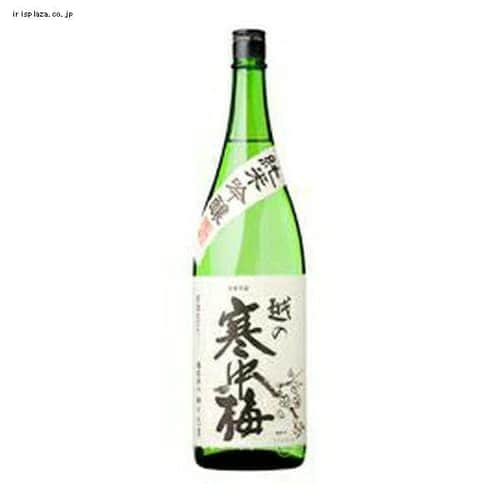 新潟銘醸 越の寒中梅 純米吟醸 1.8L 【時間指定不可】【代引不可】【同梱不可】 【直送】