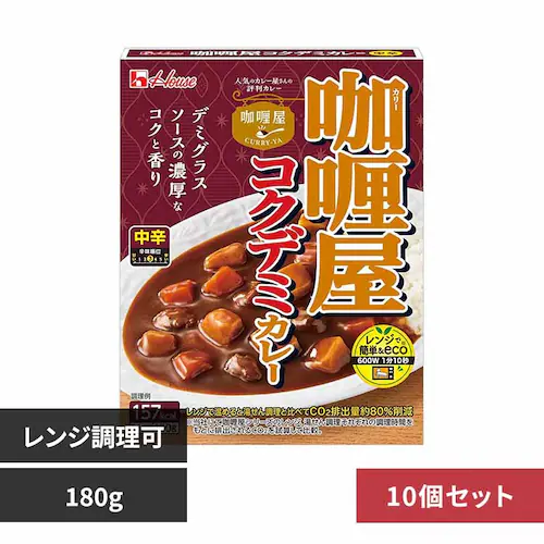 ハウス食品 【10個】カリー屋コクデミカレー中辛 _0